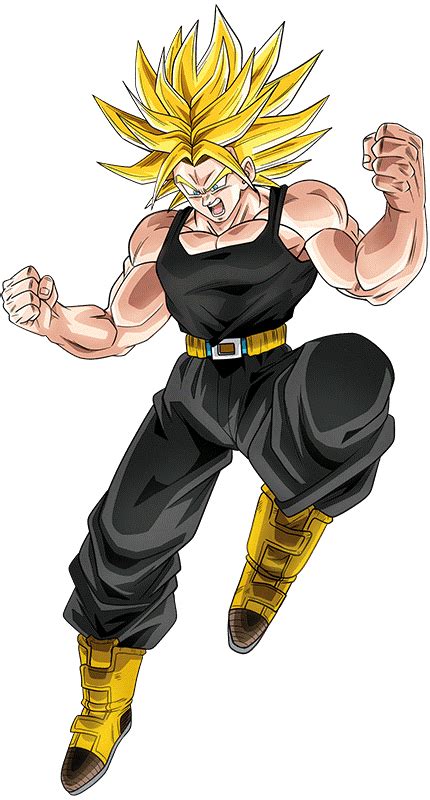 Trunks Long Hair Super Saiyan - Long Hair