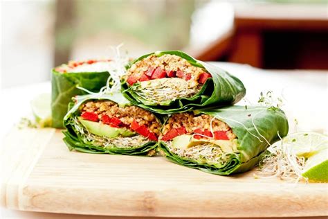 Raw Vegan Collard Wraps Recipe