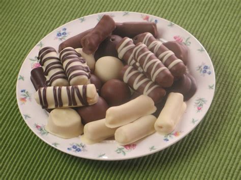 Christmas Treats, Recipe. Chocolate Dipped Marzipan Shapes. | The Country Basket