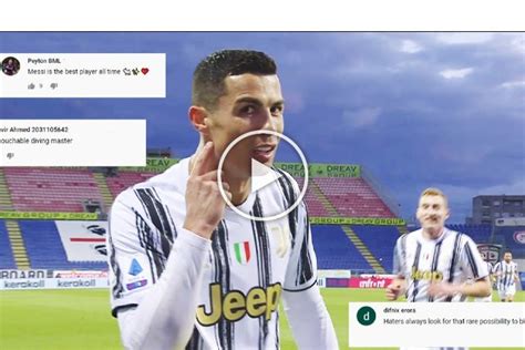 Video: How Cristiano Ronaldo Reacts to Criticism