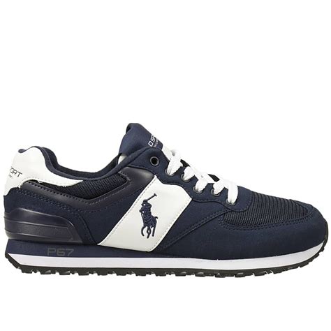 Polo ralph lauren Sneakers Shoes Men in Blue for Men | Lyst