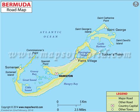 Bermuda Road Map