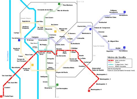 Plan De Metro Seville | Subway Application