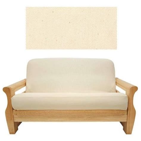 Solid Natural Futon Cover Queen