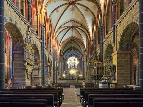 Interior of Bremen Cathedral, Germany Editorial Image - Image of ...