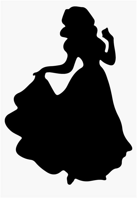 Clip Art Disney Silhouette Clip Art - Snow White Silhouette, HD Png ...