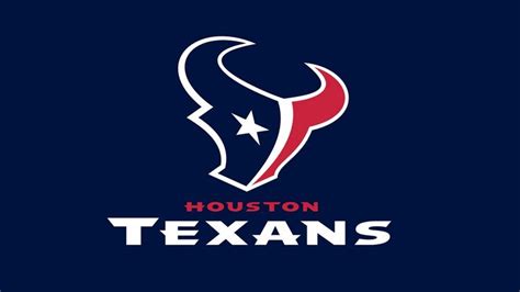 the houston texans logo on a blue background