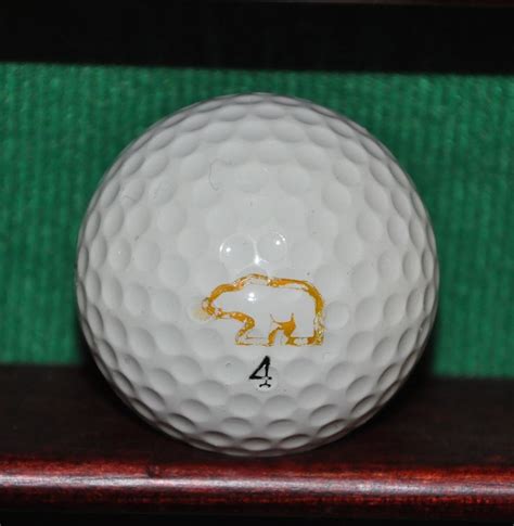 Vintage Jack Nicklaus MacGregor Golden Bear Golf Ball | Golf ball, Jack ...