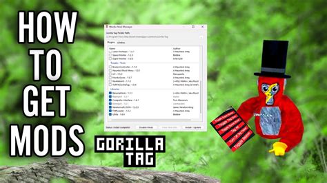 how to install gorilla tag mods tutorial - YouTube