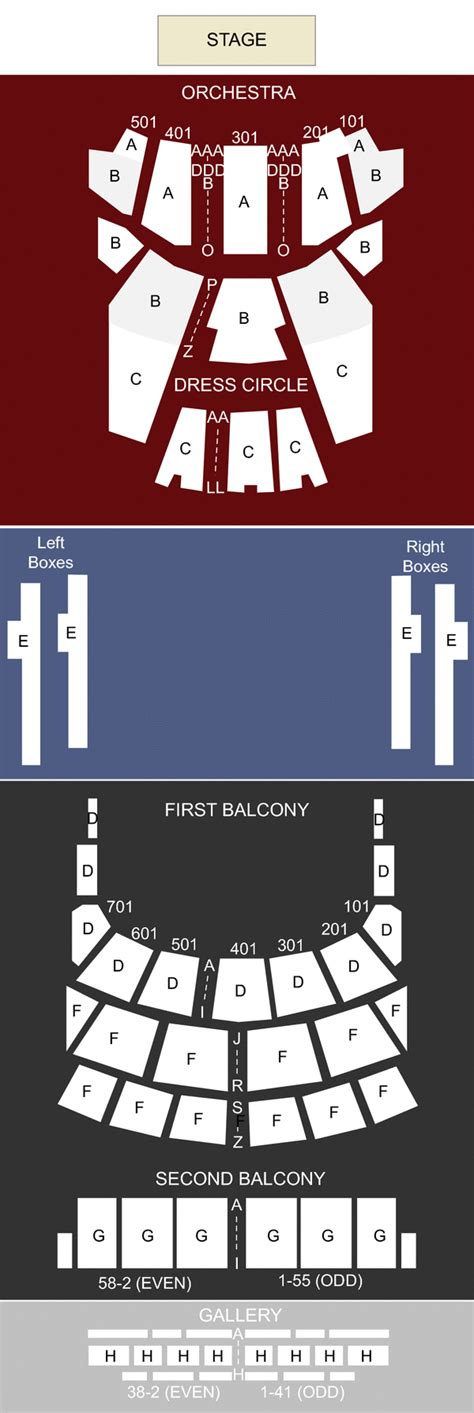 Auditorium Seating Map