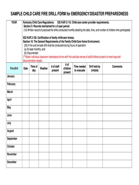 Fire drill log sheet pdf: Fill out & sign online | DocHub