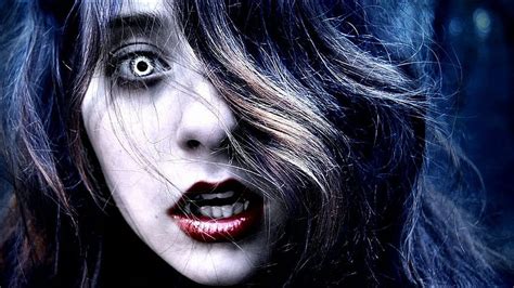 Fantasy Dark Horror Vampire Girl Wide Epic, Horror Women HD wallpaper ...