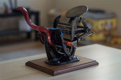 Vintage Letterpress Machine