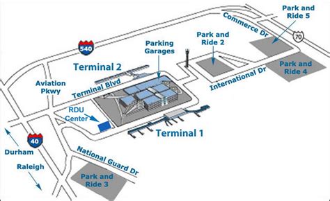 Airport Parking Map - raleigh-durham-airport-parking-map.jpg