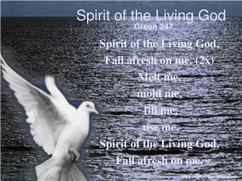 PPT - Spirit of the Living God PowerPoint Presentation, free download - ID:6190570