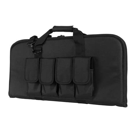 NcSTAR 28 or 36" Padded AR/AK Lockable Rifle Gun Case + BONUS Pistol Case