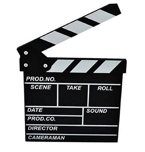 Wendin Wooden Clapboard Director Film Movie Slateboard Clapper Board ...