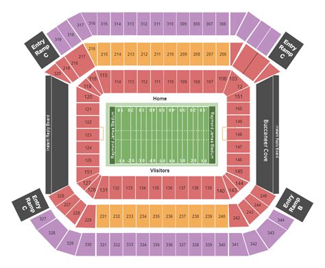 Raymond James Stadium Seating Chart | Floor plan design, Raymond james ...