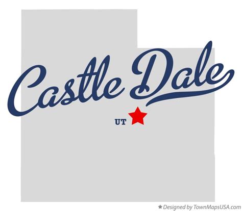 Map of Castle Dale, UT, Utah