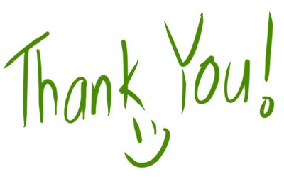 thank you sign green - Clip Art Library