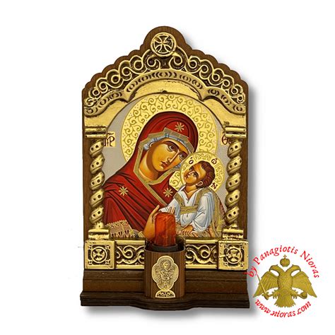 Iconostasis with Electric Lamp, Orthodox Family www.Nioras.com Online Christian Art Store. Greek ...