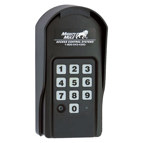 Mighty Mule Digital Keypad for PIN Code Access to Automatic Gate ...