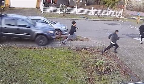 Video: Oregon Pedestrians Charged at and Hit by Speeding Truck on Sidewalk - Newsweek