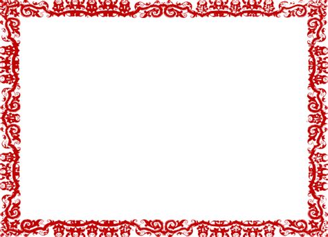 Red Border Clip Art at Clker.com - vector clip art online, royalty free & public domain