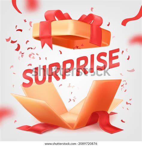 Open Surprise Sale 3d Gift Box Stock Vector (Royalty Free) 2089720876 | Shutterstock