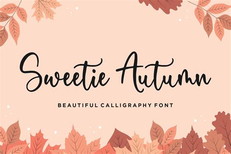 Sweetie Autumn - Calligraphy Font | Creative Market