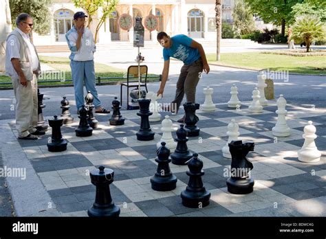 A giant chess board in the French town of Montpelier Stock Photo - Alamy