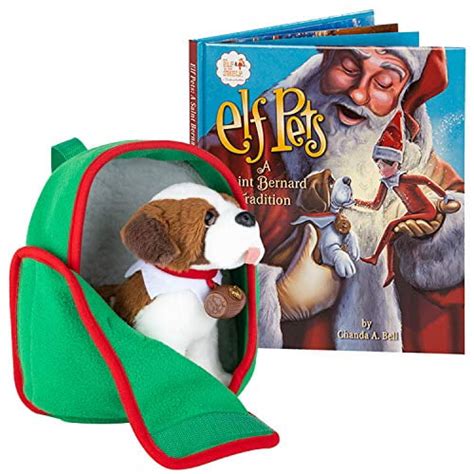 The Elf on the Shelf Elf Pets: A Saint Bernard Tradition Plushie and Storybook Set, with Cozy ...