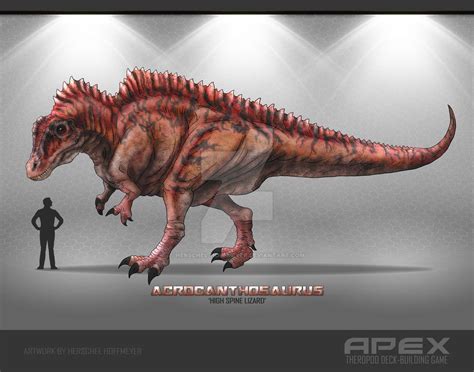 Acrocanthosaurus | Prehistoric animals, Prehistoric creatures, Dinosaur art