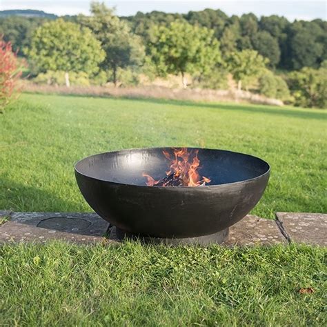 Buy Large iron fire pit bowl