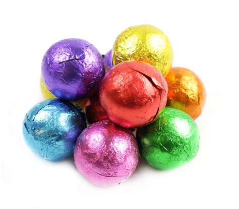 Assorted Foil Wrapped Chocolate Balls in Bulk