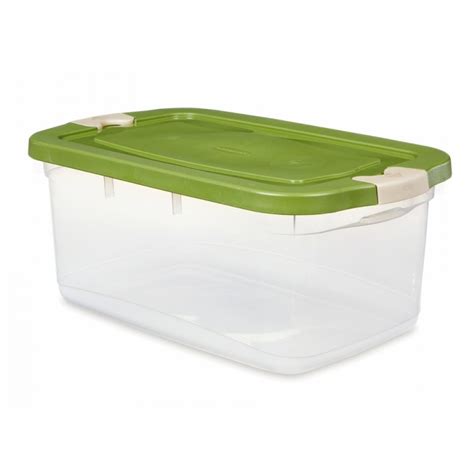 GeeksHive: Rubbermaid Roughneck 50 Qt Clear Box - Lidded Storage Bins ...