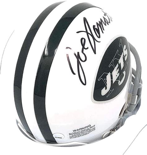 Joe Namath Signed Jets Mini Helmet (Steiner) | Pristine Auction