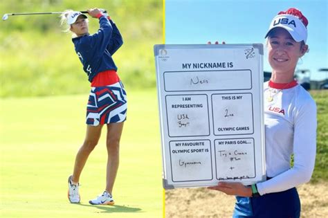 Nelly Korda out to become golf's Simone Biles but USA star's main goal in Paris is to eat viral ...