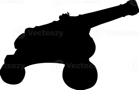 Free cannon icon silhouette 23392123 PNG with Transparent Background