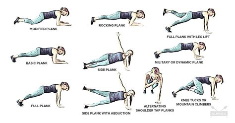 10 Essential Plank Exercises You Need to Try | Plank workout, Exercise ...