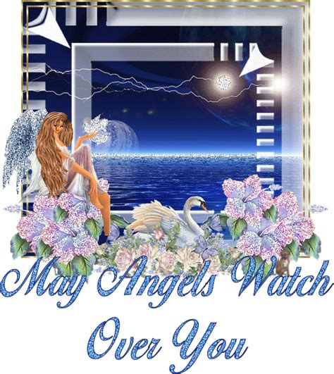 angel watch over us | Angel images, Angel pictures, Glitter graphics