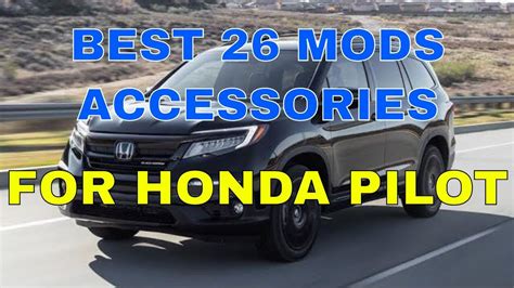 Best 26 Accessories Mods You Can Install In Your Honda Pilot Exterior Interior Cross Bars ...