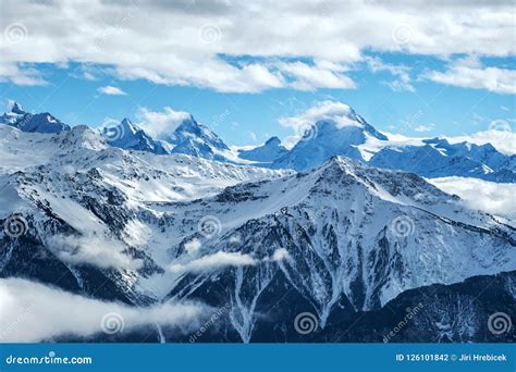 Swiss Alps Scenery. Winter Mountains. Beautiful Nature Scenery in ...