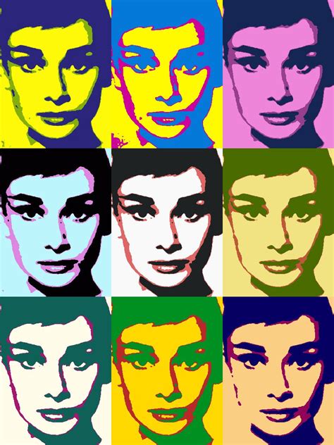 Audrey Hepburn | Andy warhol pop art, Andy warhol art, Warhol art