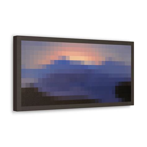 Minecraft Sunset Painting - Etsy