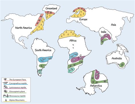 Simple Pangea Map