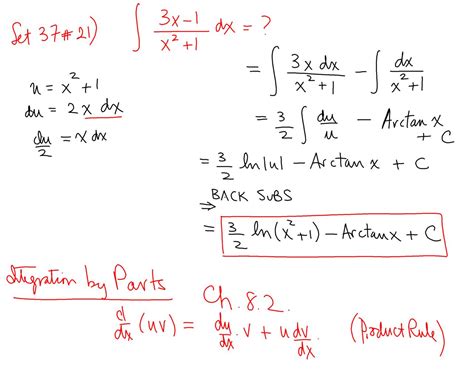 Integration by parts