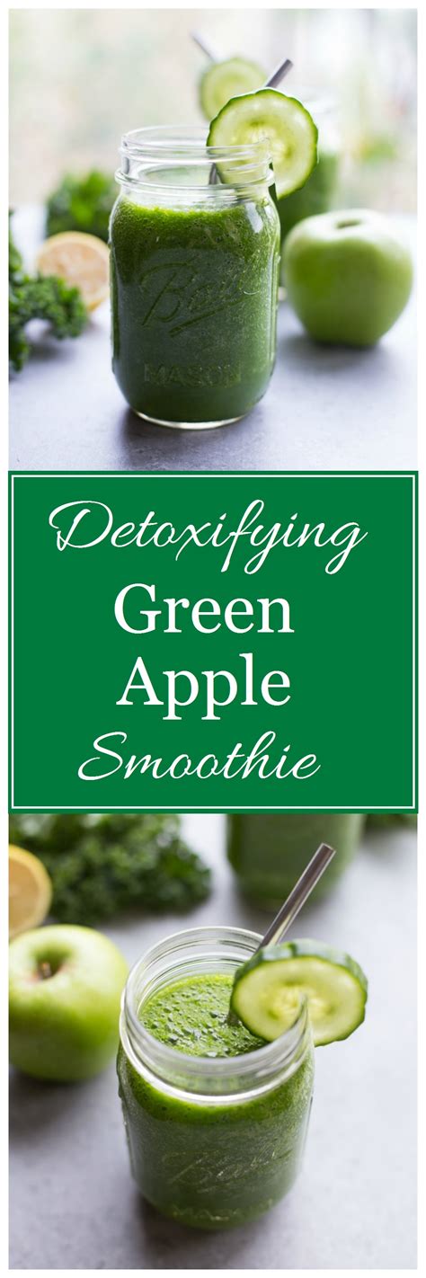 Detoxifying Green Apple Smoothie - Making Thyme for Health