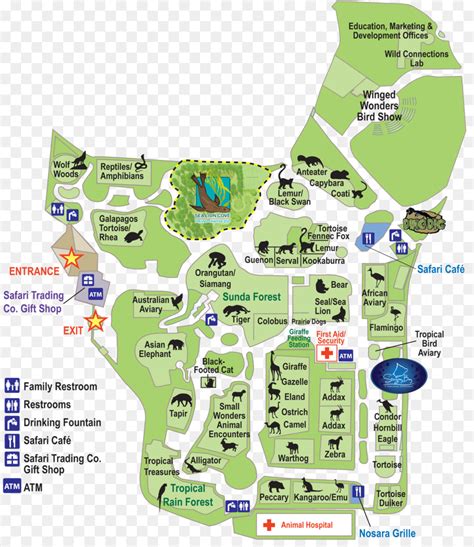 Fresno Chaffee Zoo Zoo Map Los Angeles Zoo - tree top adventure birmingham 2475 * 2837 ...