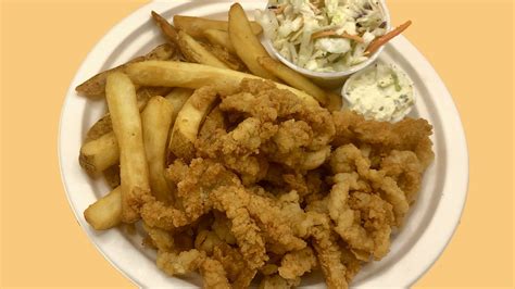 Fresh Fried Clam Strips - Menu - Lenny & Joe's - Seafood Restaurant in CT